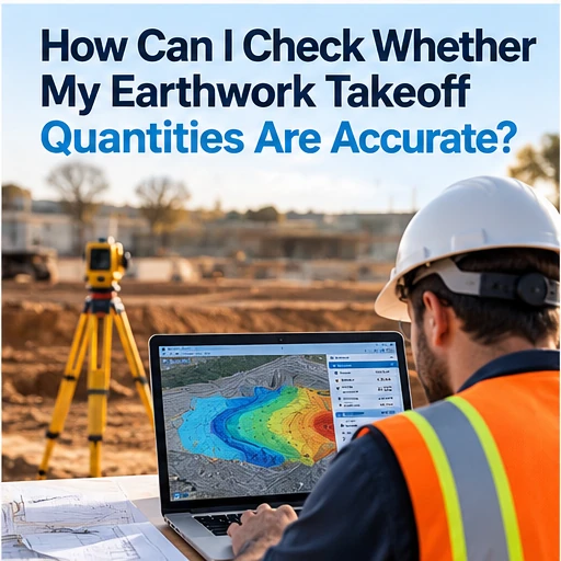 How Can I Check Whether My Earthwork Takeoff Quantities Are Accurate?