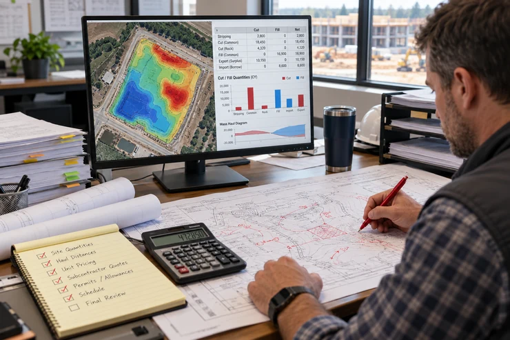 Contractor Earthwork Bidding Software: Define the Work Before You Submit a Price