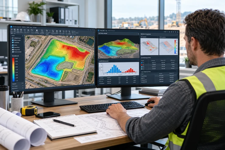Digital Earthwork Quantity Software: Check the Numbers Before They Reach a Bid