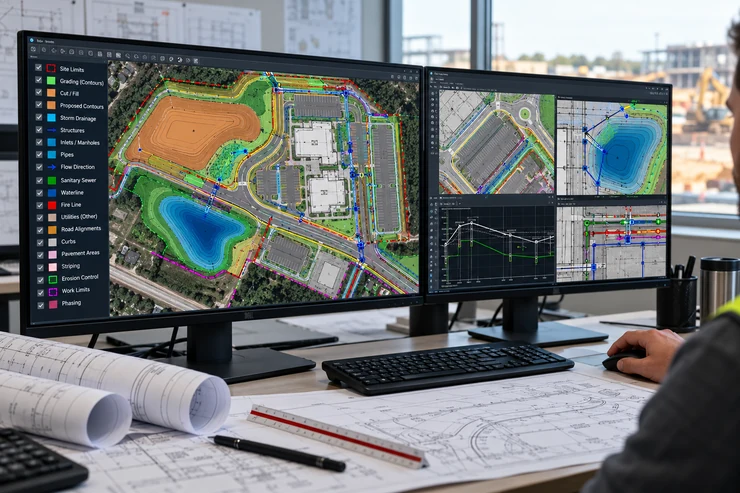 Sitework Civil Takeoff Software: Find the Earthwork Scope in a Civil Plan Set
